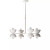 Four Hands Santorini Chandelier - Matte White Plaster