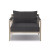 Four Hands Sherwood Outdoor Chair, Weathered Grey - Fiqa Boucle Slate