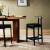 Four Hands Tex Counter Stool - Black Leather