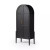 Four Hands Tolle Panel Door Cabinet - Drifted Matte Black