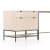 Four Hands Trey Desk System With Filing Cabinet - Dove Poplar