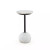 Four Hands Viola Accent Table - Polished White Marble