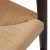 Four Hands Glenmore Woven Dining Chair - Light Carbon