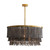 Arteriors Baja Chandelier - Dark Gray Wash Coco Beads