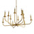 Arteriors Breck Small Chandelier - Antique Brass