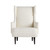 Arteriors Budelli Wing Chair Cloud Boucle Grey Ash