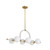 Arteriors Harrison Linear Chandelier - Antique Brass