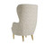 Arteriors Kirby Accent Chair Facet Cream Chenille
