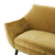 Arteriors Leandro Settee Marigold Velvet Grey Ash