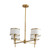 Arteriors Luciano Chandelier - Antique Brass (Closeout)