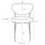 Arteriors Neymar Dining Chair - Graphite Leather