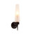 Arteriors Omaha Sconce - Textured Frosted Glass - Bronze (Closeout)