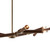 Arteriors Paden Chandelier - Cognac Leather