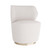 Arteriors Poppy Chair Cloud Boucle Champagne Swivel