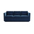 Arteriors Sebastian Sofa Indigo Velvet (Closeout)