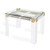 Interlude Home Pierre Acrylic Backgammon Table