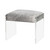 Interlude Home Aiden Stool - Natural Hide