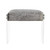 Interlude Home Aiden Stool - Natural Hide