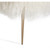 Interlude Home Stiletto Bench - Ivory Sheepskin