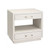 Interlude Home Taylor Bedside Chest - White