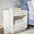 Interlude Home Taylor Bedside Chest - White