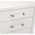 Interlude Home Taylor 5 Drawer Chest - White