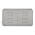 Interlude Home Taylor 8 Drawer Chest - Light Grey