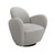 Interlude Home Miami Swivel Chair - Grey