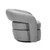 Interlude Home Targa Swivel Chair - Grey