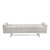 Interlude Home Luca King Bench - Pearl