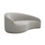 Interlude Home Dana Classic Left Chaise - Grey