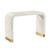 Interlude Home Beacon Console Table - Cream