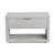 Interlude Home Montaigne Bedside Chest - Light Grey