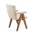 Interlude Home Julian Arm Chair - Cream Latte