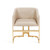 Interlude Home Banks Chair - Cream Latte