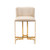 Interlude Home Banks Counter Stool - Cream