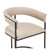 Interlude Home Emerson Chair - Cream Latte