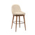 Interlude Home Harper Swivel Bar Stool - Cream