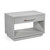 Interlude Home Taylor Low Bedside Chest - Light Grey