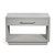 Interlude Home Taylor Low Bedside Chest - Light Grey