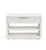 Interlude Home Montaigne Large Bedside Chest - White