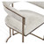 Interlude Home Emerson Chair - Bronze/ Dove