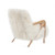 Interlude Home Angelica Lounge Chair - Ivory