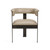 Interlude Home Darcy Dining Chair - Taupe/ Graphite