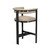Interlude Home Darcy Counter Stool - Taupe/ Graphite