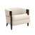 Interlude Home Kelsey Grand Chair - Pure