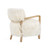 Interlude Home Royce Lounge Chair - Ivory