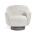 Interlude Home Simone Swivel Chair - Haze Shearling