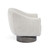 Interlude Home Simone Swivel Chair - Haze Shearling