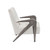 Interlude Home Angelica Lounge Chair - Haze Shearling